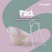 Conjunto de bañera para bebé y soporte